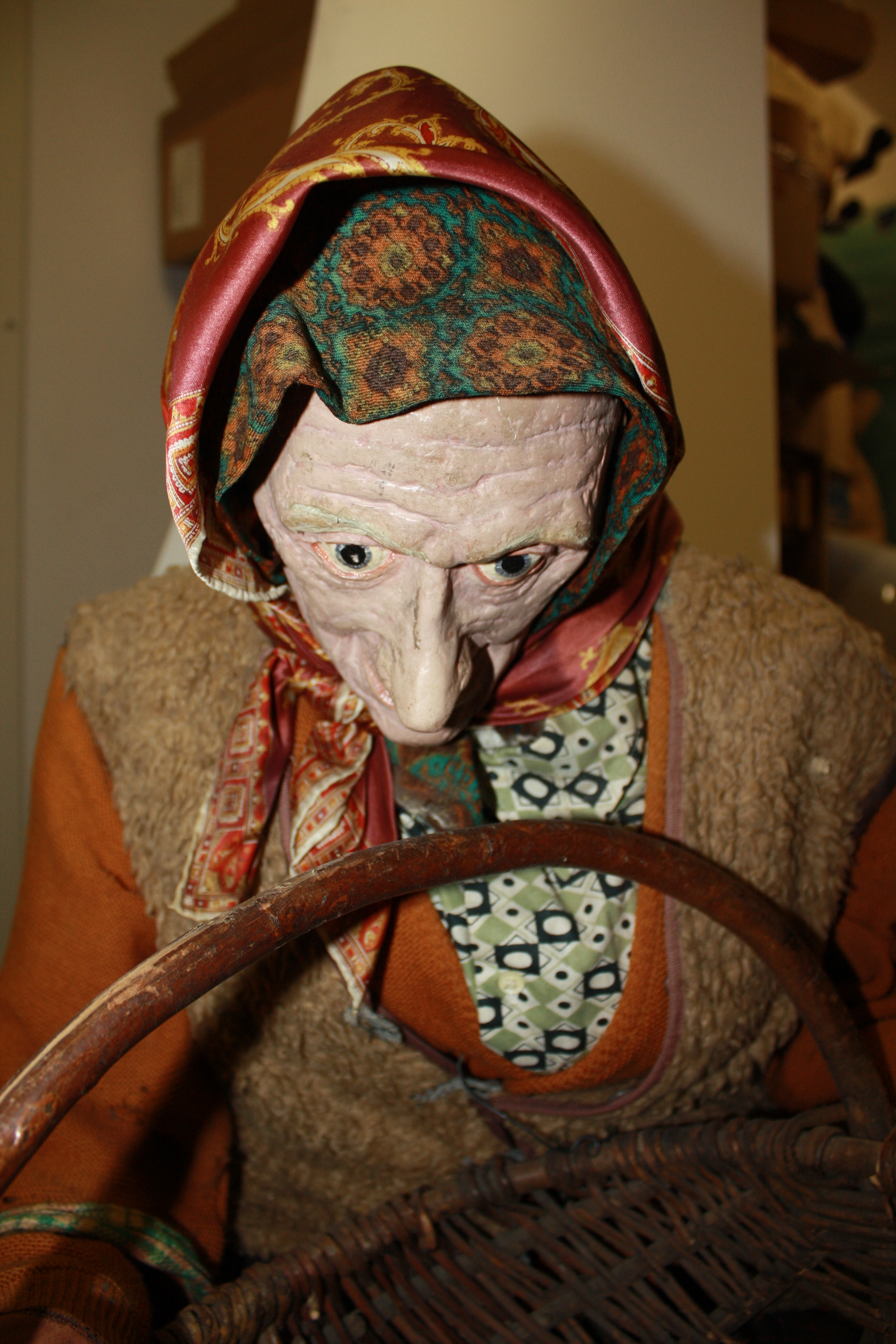 Babushka lifesize Eastern European Grandmother by Pavel Althamer