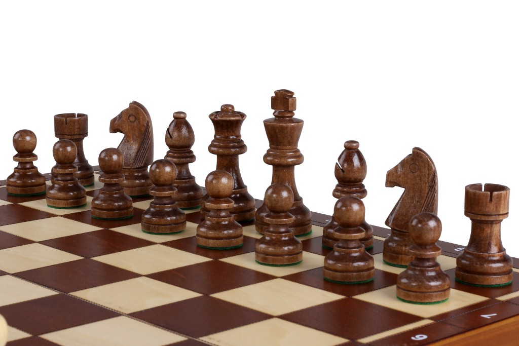 Handmade Wooden Combination Set – Chess, Backgammon & Draughts (Checkers)