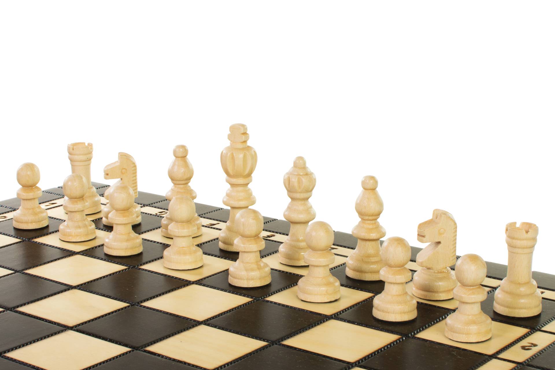 Handmade Wooden Combination Set –  Chess, Backgammon and Draughts (Checkers)