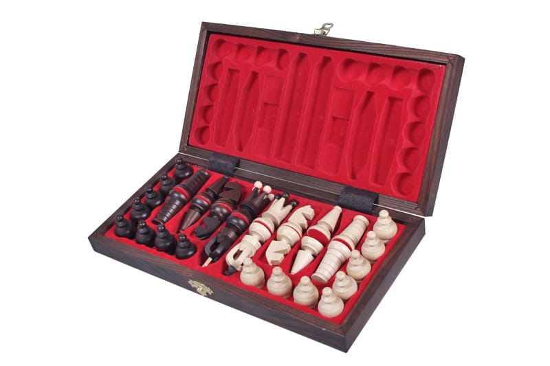 Handmade Wooden Chess Set – Royal Mini Travel Edition