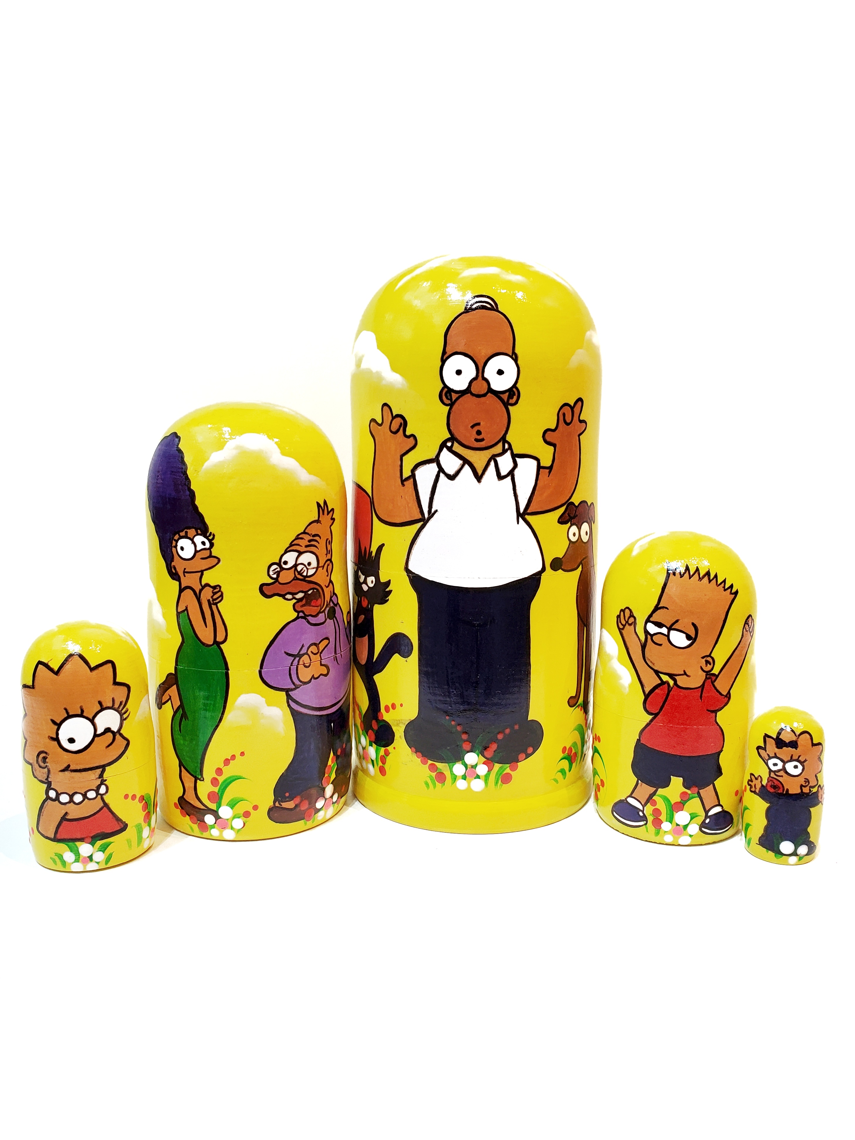 Novelty Matryoshka The Simpsons (5 nested set)