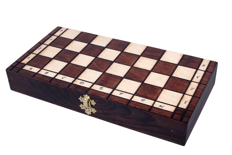 Handmade Wooden Chess Set – Royal Mini Travel Edition