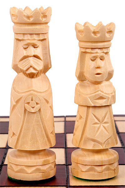 Handmade Wooden Chess Set– Castle