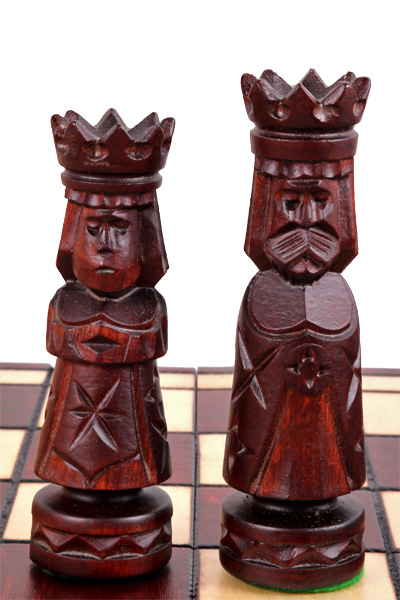 Handmade Wooden Chess Set– Castle
